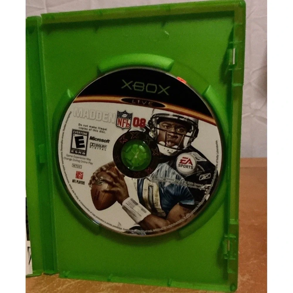 Madden NFL 08 EA Sports (Microsoft Xbox, 2007) Xbox Live Complete W/ Manual